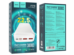 پاوربانک 30000 میلی‌آمپرساعت هوکو hoco J101B 30000mAh power bank