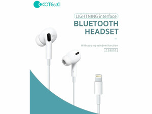 هندزفری سیمی لایتنینگ کوتتسی Coteetci Lightning Earphones CS8805