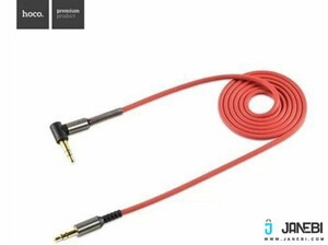 جانبی کابل یک متری Hoco Spring 3.5 mm Stereo Aux