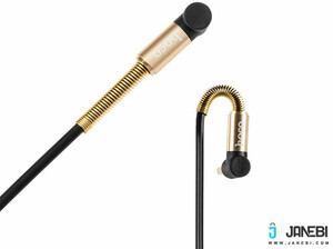 خرید کابل یک متری Hoco Spring 3.5 mm Stereo Aux