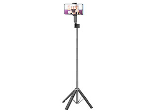 فروش مونوپاد سه‌پایه‌دار و دارای ریموت‌کنترل هوکو hoco Tabletop holder K18 Wave for live broadcast