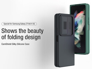 قاب سیلیکونی نیلکین سامسونگ NILLKIN Samsung Galaxy Z Fold 4 5G CamShield Silky Silicone Case