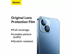 قیمت محافظ لنز دوتایی دوربین آیفون 14 و 14 پلاس بیسوس Baseus 14/14 Plus Lens Film Protector SGQK000702