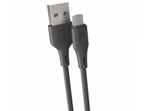 کابل مایکرو USB پرودو-1.2 متر - مشکی Porodo PVC Micro USB Cable 1.2m 2.4A - Black