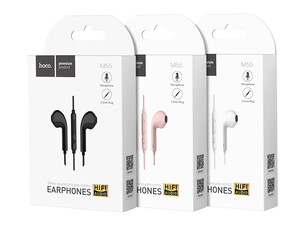 کیفیت هندزفری سیمی  با جک 3.5 میلیمتری هوکو Hoco Wired earphones 3.5mm “M55 Memory sound” with microphone