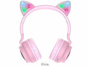 قیمت هدفون بلوتوث کودکان هوکو Hoco Headphones W27 Cat ear wireless wired