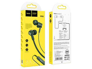 فروش هندزفری سیمی با جک 3.5 میلیمتری هوکو Hoco Wired earphones 3.5mm M86 Oceanic with mic