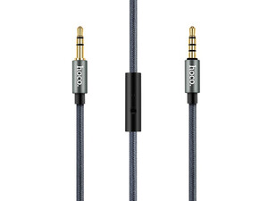 خرید کابل صدا میکروفون دار هوکو Hoco Cable UPA04 Noble sound AUX with mic and button