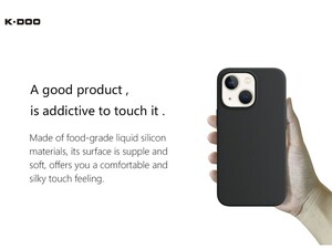 قاب محافظ سیلیکونی آیفون 13 K.Doo iphone 13 iCoat Silicone Case