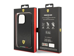 قاب فیبرکربن آیفون 14 پرو مکس طرح فراری CG Mobile iphone 14 Pro Max Ferrari Carbone Case