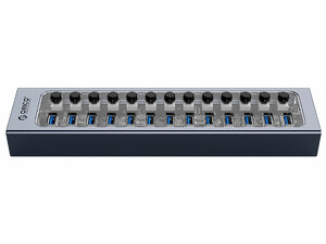 قیمت هاب یو اس بی 13 پورت اوریکو ORICO-AT2U3-13AB Multi-Port Hub With Individual Switches