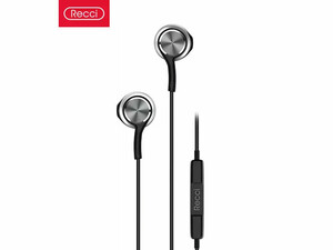 خرید هندزفری سیمی با جک 3.5 میلی‌متری رسی Recci wired earphone j500