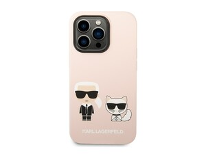 قاب سیلیکونی آیفون 14 پرو طرح گربه و کارل CG Mobile iphone 14 Pro Cat Karl Lagerfeld Silicone Case