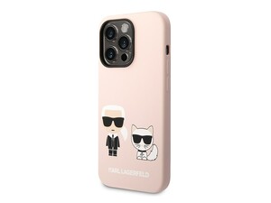 قاب سیلیکونی آیفون 14 پرو مکس طرح گربه و کارل CG Mobile iphone 14 Pro Max Cat Karl Lagerfeld Silicone Case