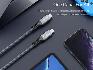 خرید کابل تاندربولت  30 سانتی متری اوریکو ORICO-TBZ4-03 Thunderbolt 4 Data Cable