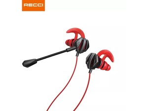 هندزفری سیمی گیمینگ با جک 3.5 میلی‌متری رسی Recci REP-L19 Wired Earphone