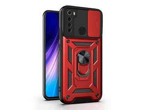 قاب محافظ لنز و حلقه دار شیائومی Xiaomi Redmi Note 8 Slide Camera &amp;amp; Ring Holder Stand Case