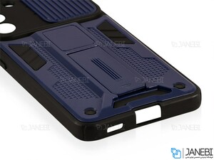 قاب محافظ لنز و استند دار سامسونگ Samsung Galaxy S21 FE Slide Camera &amp;amp; Stand Case