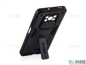 قاب محافظ لنز و استند دار شیائومی Xiaomi Poco X3 Slide Camera &amp;amp; Stand Case