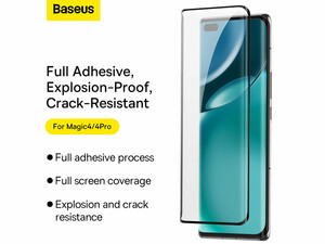 محافظ صفحه نمایش گوشی هونور مجیک 4 و 4 پرو بیسوس Baseus 0.25mm Full Screen Tempered Glass Film SGQJ011101