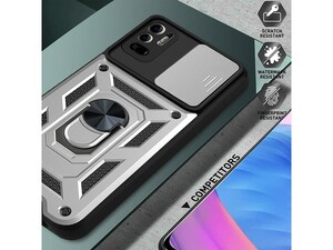 قاب محافظ لنز و حلقه دار شیائومی Xiaomi Redmi Note 10 5G Slide Camera &amp;amp; Ring Holder Stand Case