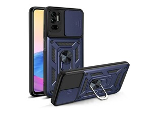قاب محافظ لنز و حلقه دار شیائومی Xiaomi Redmi Note 10 5G Slide Camera &amp;amp; Ring Holder Stand Case