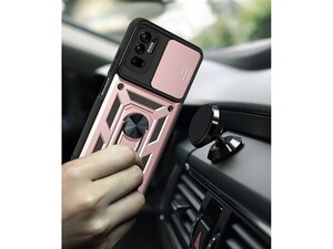 قاب محافظ لنز و حلقه دار شیائومی Xiaomi Redmi Note 10 5G Slide Camera &amp;amp; Ring Holder Stand Case