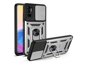 قاب محافظ لنز و حلقه دار شیائومی Xiaomi Redmi Note 10 5G Slide Camera &amp;amp; Ring Holder Stand Case