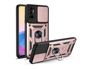 قاب محافظ لنز و حلقه دار شیائومی Xiaomi Redmi Note 10 5G Slide Camera &amp;amp; Ring Holder Stand Case