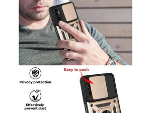 قاب محافظ لنز و حلقه دار شیائومی Xiaomi Redmi Note 10 5G Slide Camera &amp;amp; Ring Holder Stand Case