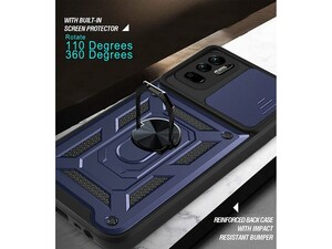 قاب محافظ لنز و حلقه دار شیائومی Xiaomi Redmi Note 10 5G Slide Camera &amp;amp; Ring Holder Stand Case