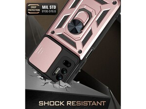 قاب محافظ لنز و حلقه دار شیائومی Xiaomi Redmi Note 10 5G Slide Camera &amp;amp; Ring Holder Stand Case