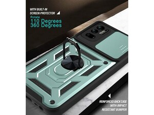 قاب محافظ لنز و حلقه دار شیائومی Xiaomi Redmi Note 10 5G Slide Camera &amp;amp; Ring Holder Stand Case