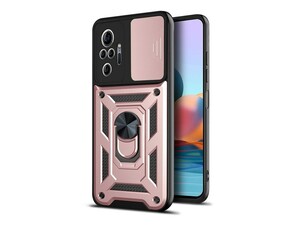 قاب محافظ لنز و حلقه دار شیائومی Xiaomi Redmi Note 10 Pro/Redmi Note 10 Pro Max Slide Camera &amp;amp; Ring Holder Stand Case