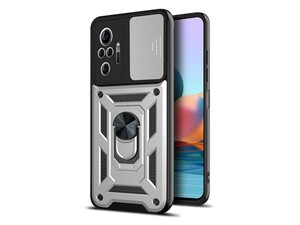 قاب محافظ لنز و حلقه دار شیائومی Xiaomi Redmi Note 10 Pro/Redmi Note 10 Pro Max Slide Camera &amp;amp; Ring Holder Stand Case