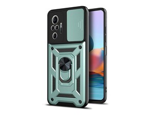 قاب محافظ لنز و حلقه دار شیائومی Xiaomi Redmi Note 10 Pro/Redmi Note 10 Pro Max Slide Camera &amp;amp; Ring Holder Stand Case