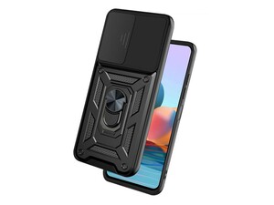 قاب محافظ لنز و حلقه دار شیائومی Xiaomi Redmi Note 10 Pro/Redmi Note 10 Pro Max Slide Camera &amp;amp; Ring Holder Stand Case