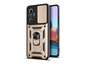 قاب محافظ لنز و حلقه دار شیائومی Xiaomi Redmi Note 10 Pro/Redmi Note 10 Pro Max Slide Camera &amp;amp; Ring Holder Stand Case