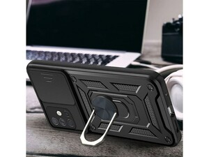 قاب محافظ لنز و حلقه دار سامسونگ Samsung Galaxy A71 Slide Camera &amp;amp; Ring Holder Stand Case