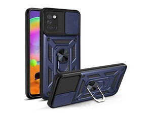 قاب محافظ لنز و حلقه دار سامسونگ Samsung Galaxy A31 Slide Camera &amp;amp; Ring Holder Stand Case