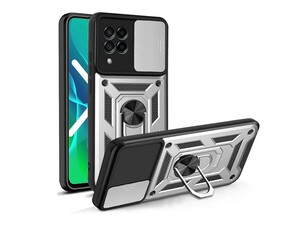 قاب محافظ لنز و حلقه دار سامسونگ Samsung Galaxy M53 Slide Camera &amp;amp; Ring Holder Stand Case