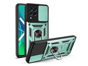 قاب محافظ لنز و حلقه دار سامسونگ Samsung Galaxy M53 Slide Camera &amp;amp; Ring Holder Stand Case