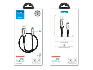 کابل شارژ سریع و انتقال داده میکرو یو اس بی جویروم Joyroom S-M411 Sharp Micro USB Cable 3m