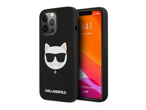 قاب سیلیکونی آیفون 13 پرو مکس طرح گربه کارل CG Mobile iphone 13 Pro Max Karl Lagerfeld Silicone Case