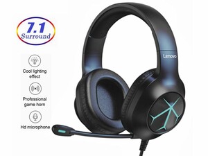 هدفون سیمی گیمینگ با کابل یواس‌بی و جک 3.5 میلی‌متری لنوو Lenovo ThinkPlus G60A Wired Gaming Headphone