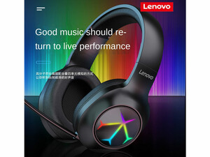 هدفون سیمی گیمینگ با کابل یواس‌بی و جک 3.5 میلی‌متری لنوو Lenovo ThinkPlus G60A Wired Gaming Headphone