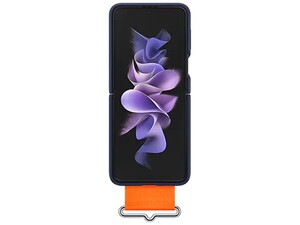 قیمت قاب سیلیکونی اصلی دارای بند سامسونگ Samsung Galaxy Z Flip 3 5G Silicone Cover