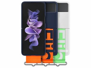 قاب سیلیکونی اصلی دارای بند سامسونگ Samsung Galaxy Z Flip 3 5G Silicone Cover