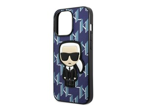 قاب چرمی آیفون 13 پرو طرح کارل برجسته CG Mobile iphone 13 Pro Karl Lagerfeld Leather Case