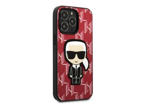 قاب چرمی آیفون 13 پرو طرح کارل برجسته CG Mobile iphone 13 Pro Karl Lagerfeld Leather Case